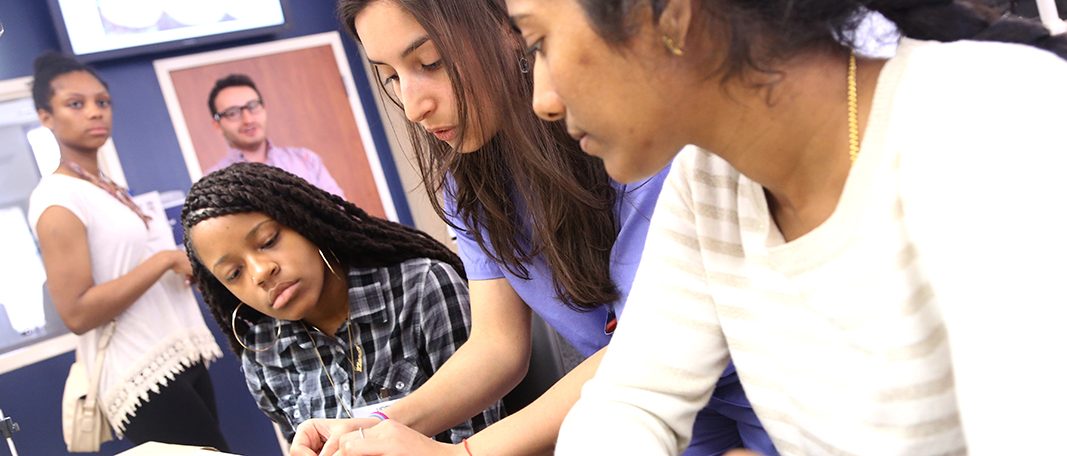 Bridge to the Future students in the classroom